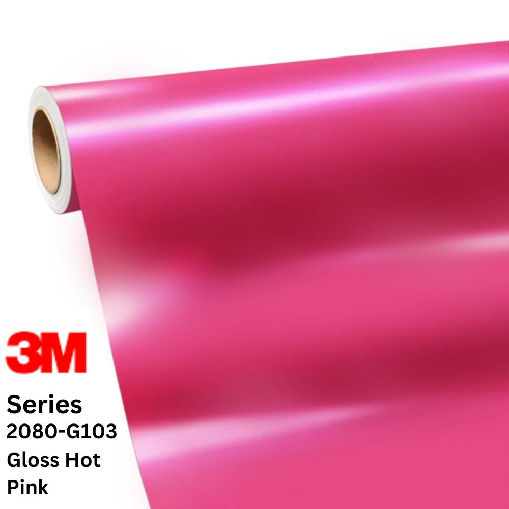 ציפוי ויניל בגוון Hot Pink מבריק - 3M