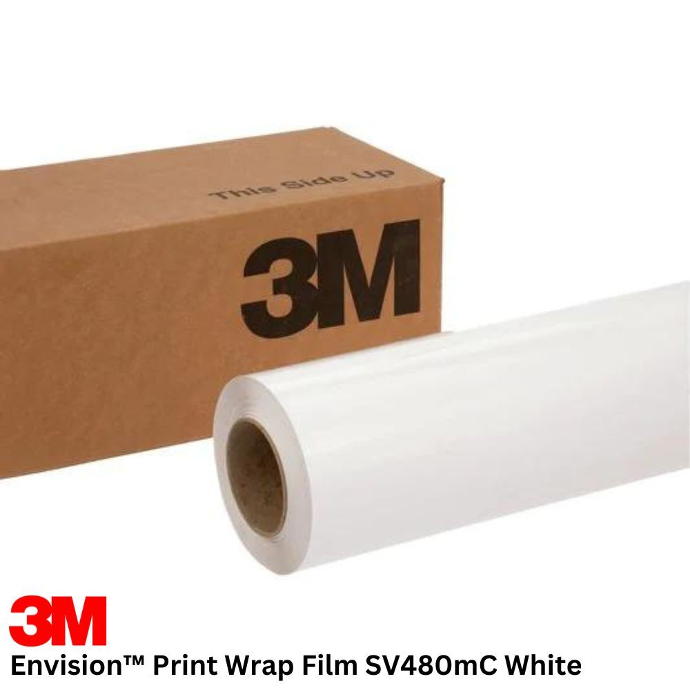 גליל ציפוי לבן ללא PVC להדפסה - 3M