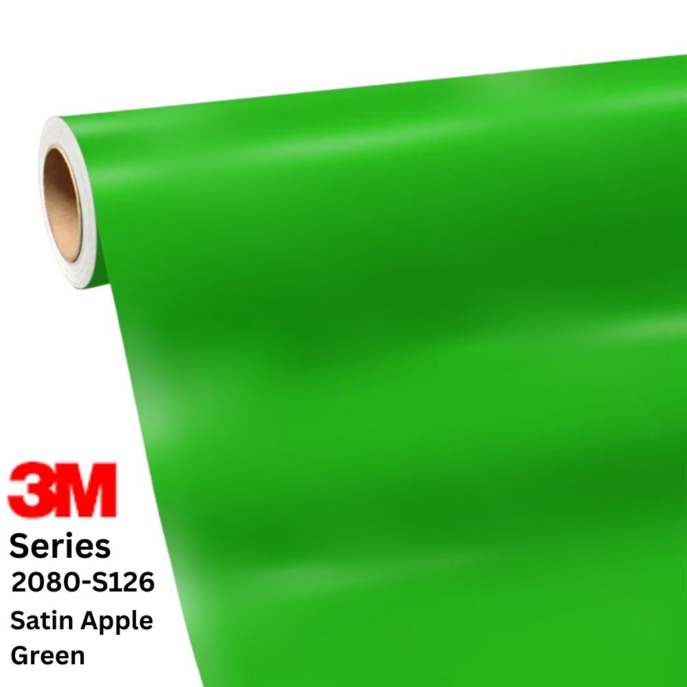 3M ציפוי ויניל בגוון Satin Apple Green