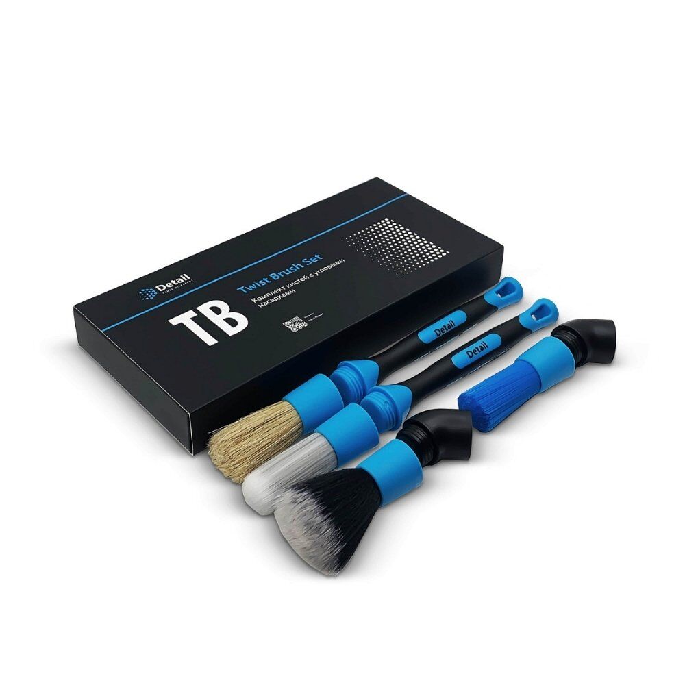 סט מברשות לניקוי עם ראשים זוויתיים "Detail"