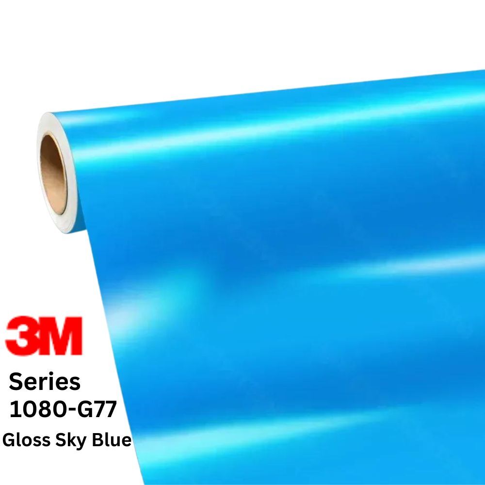 ציפוי ויניל בגוון Sky Blue מבריק - 3M