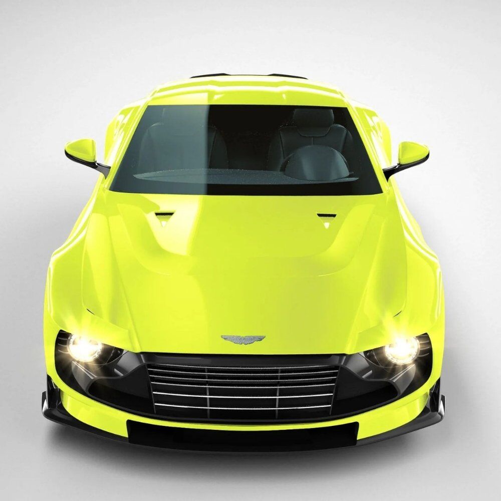 גליל ציפוי PPF צהוב ניאון מבריק – תמונה 2