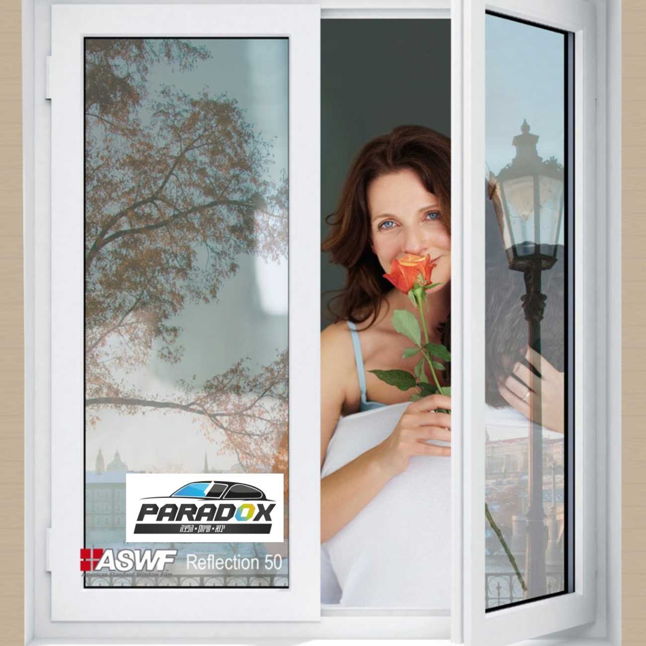 ASWF גליל ציפוי Reflection העברת אור 50%