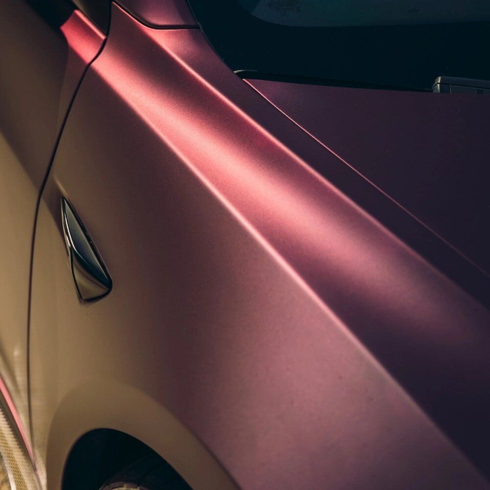 ציפוי PPF סאטן סגול חציל – תמונה 3