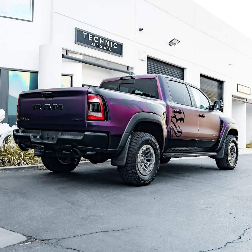 ציפוי PPF סאטן סגול חציל – תמונה 5