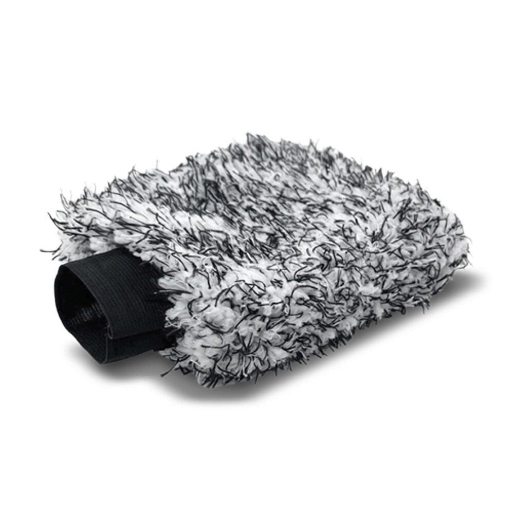 כפפת מיקרופייבר לשטיפת רכב ידנית ועדינה