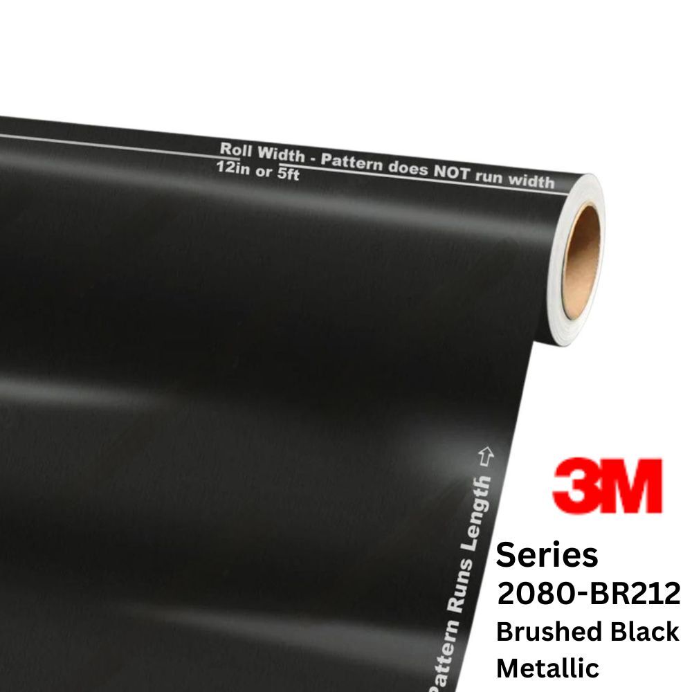 ציפוי ויניל בגימור Brushed Black מטאלי - 3M