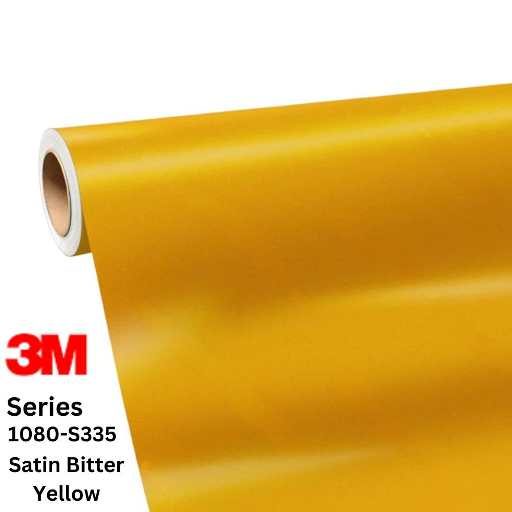 ציפוי ויניל בגוון Bitter Yellow סאטן - 3M