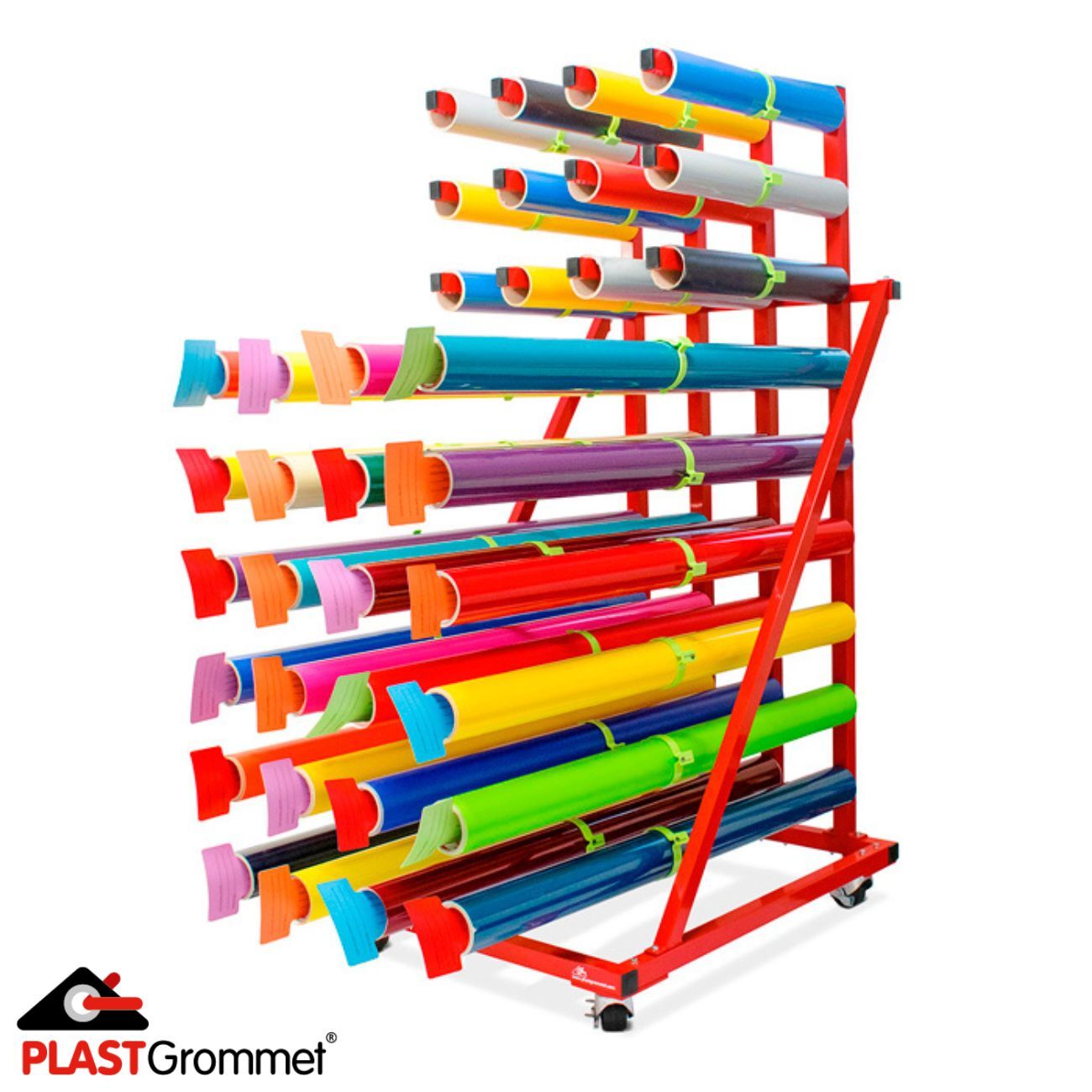 עגלת שינוע ואחסון MultiRack ל-36 גלילים