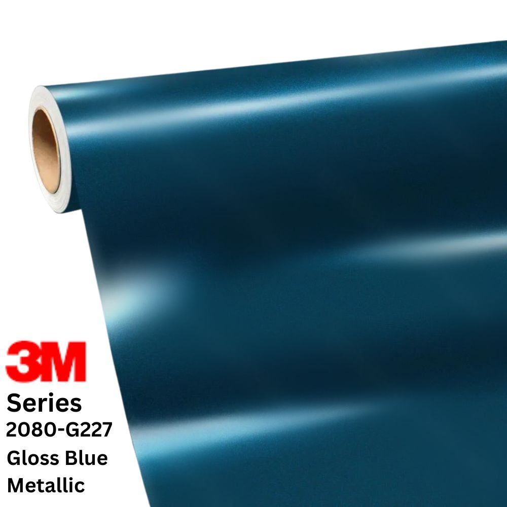 ציפוי ויניל בגוון כחול מטאלי מבריק - 3M