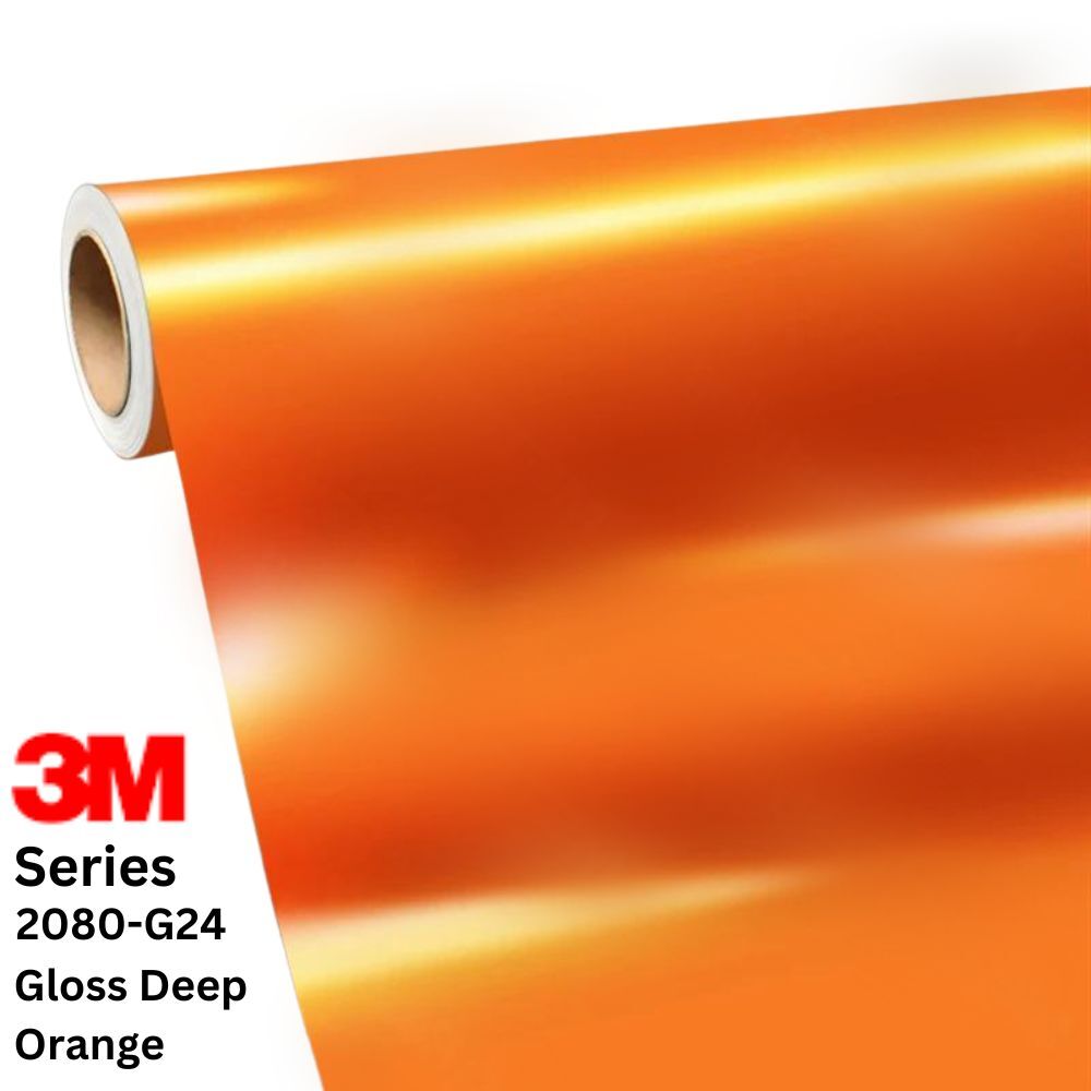 ציפוי ויניל בגוון Deep Orange מבריק - 3M