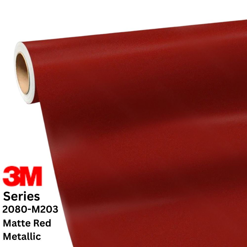 ציפוי ויניל מט אדום מטאלי - 3M