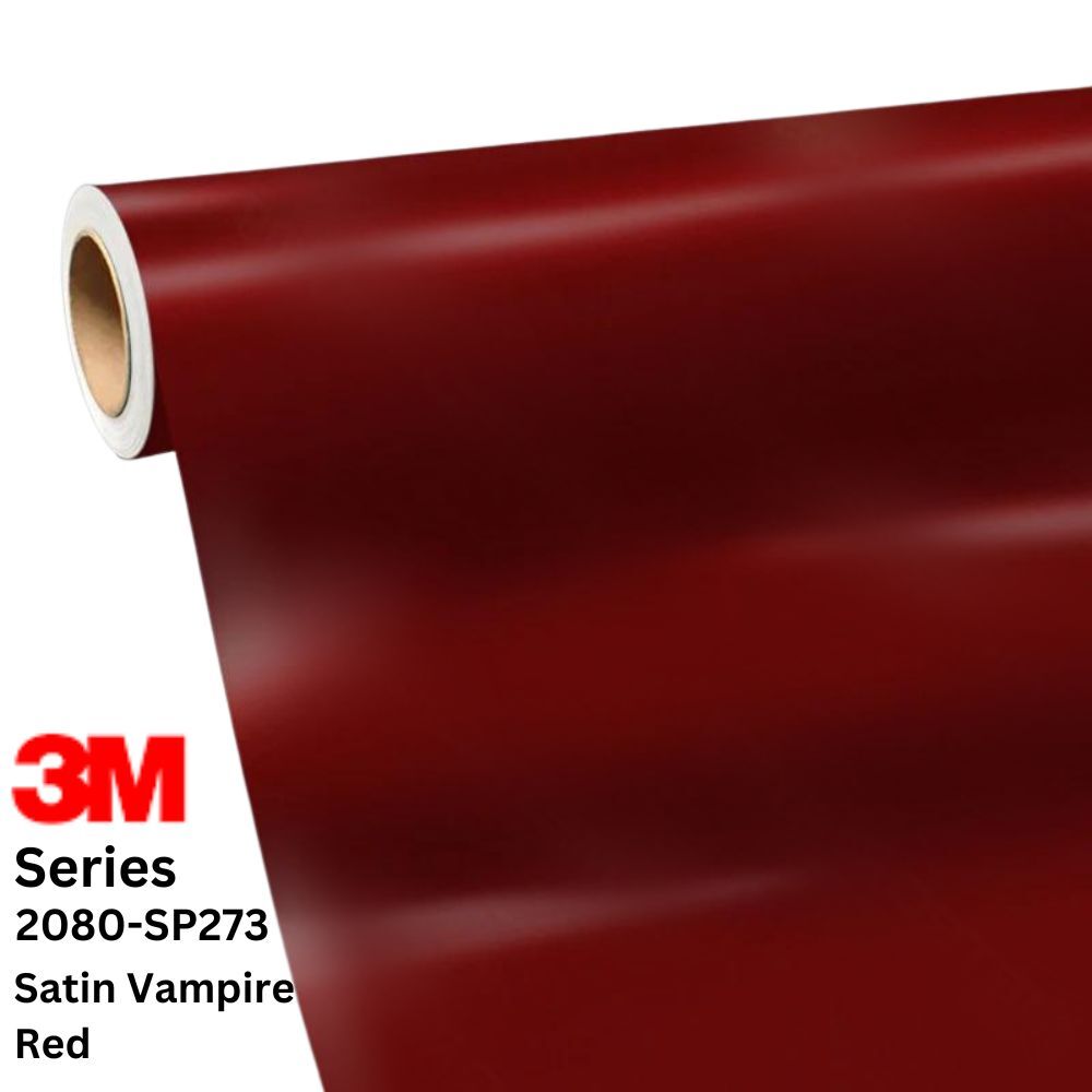 3M ציפוי ויניל בגוון Satin Vampire Red - מטר 1