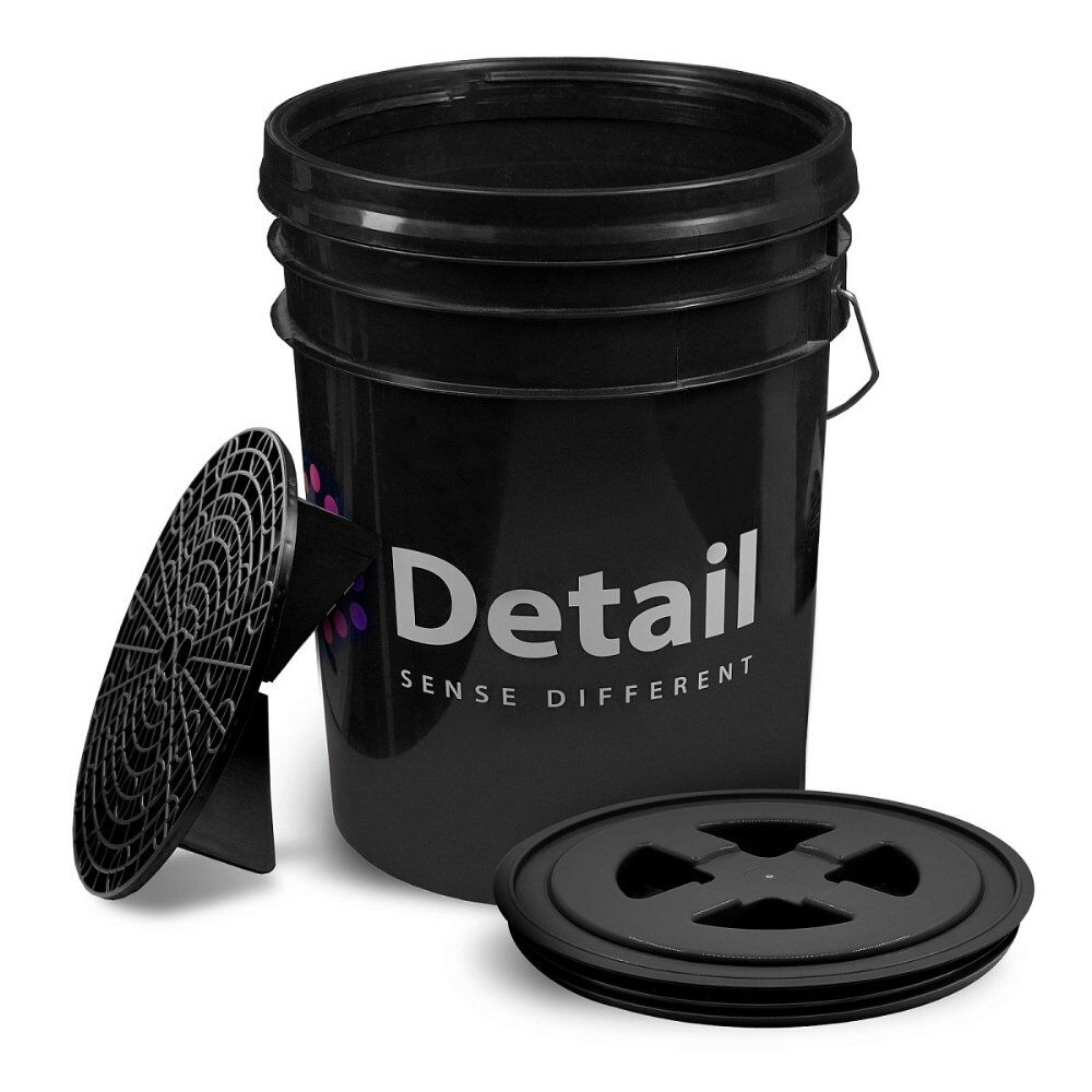 דלי עם מכסה ופילטר