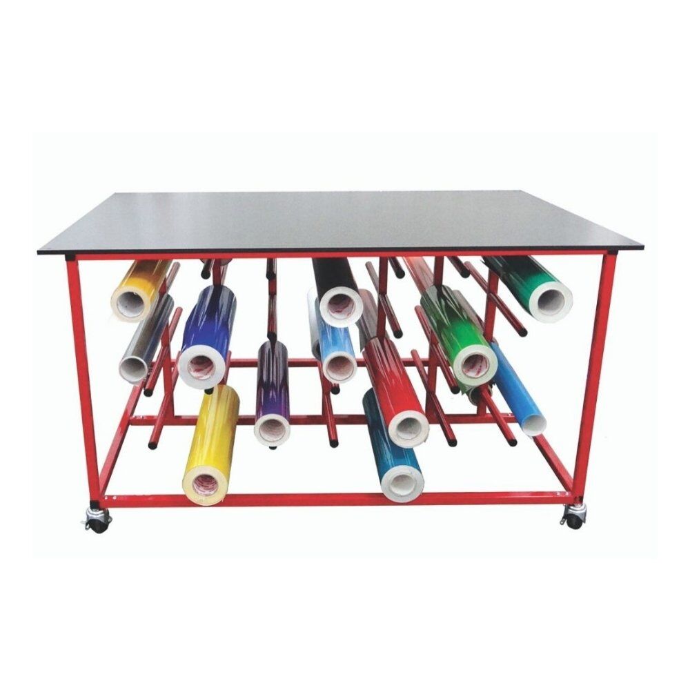 עגלת שינוע ואחסון TableRack ל-56 גלילים – תמונה 2