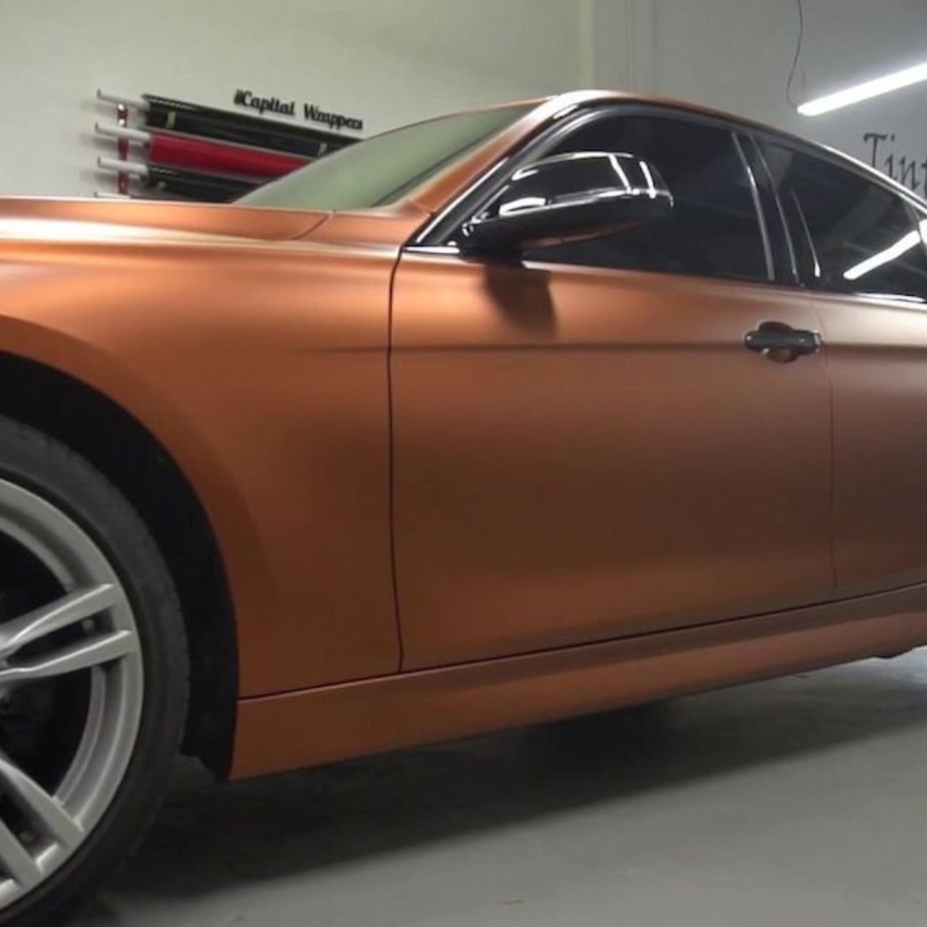 ציפוי ויניל מט - כתום סתיו -Kpmf – תמונה 2