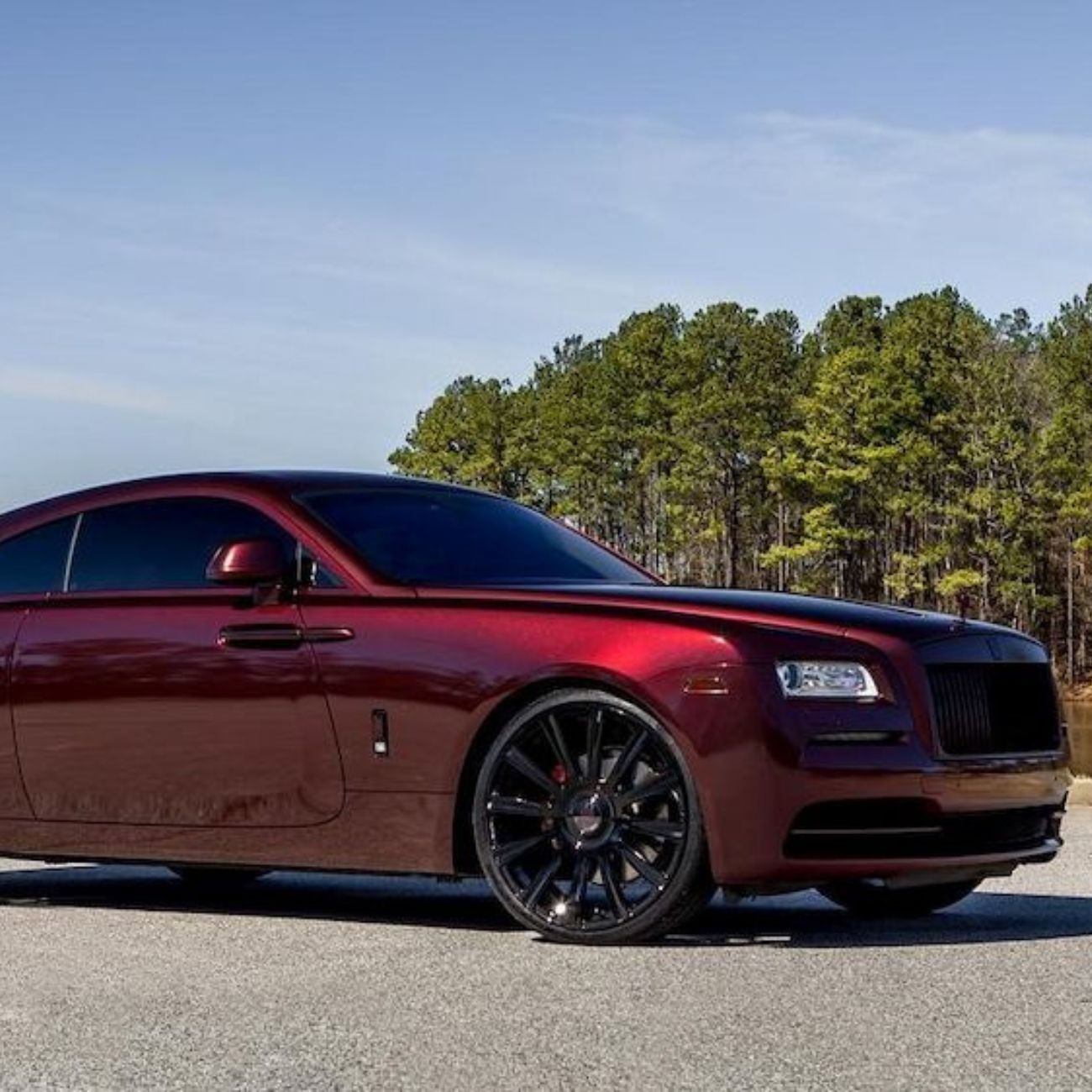 ציפוי ויניל מבריק - שחור אדום - Kpmf – תמונה 2