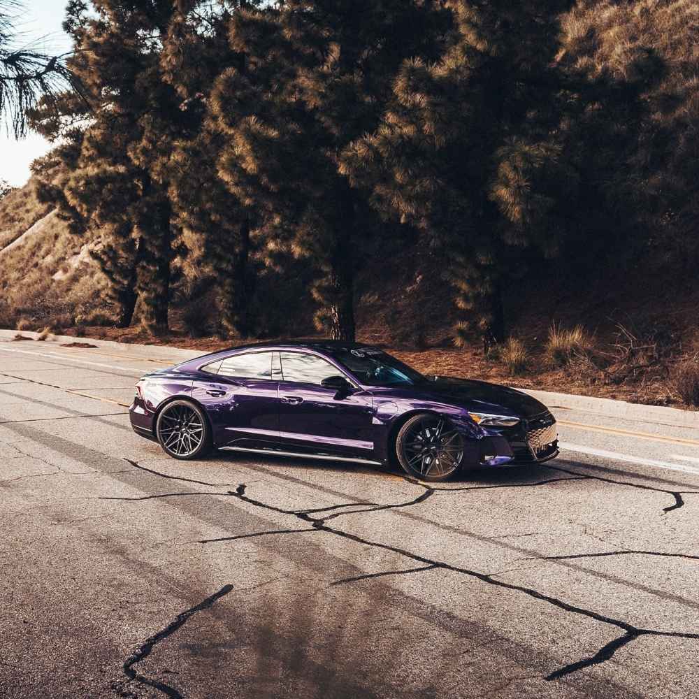 גליל ציפוי PPF סאטן סגול כהה – תמונה 3